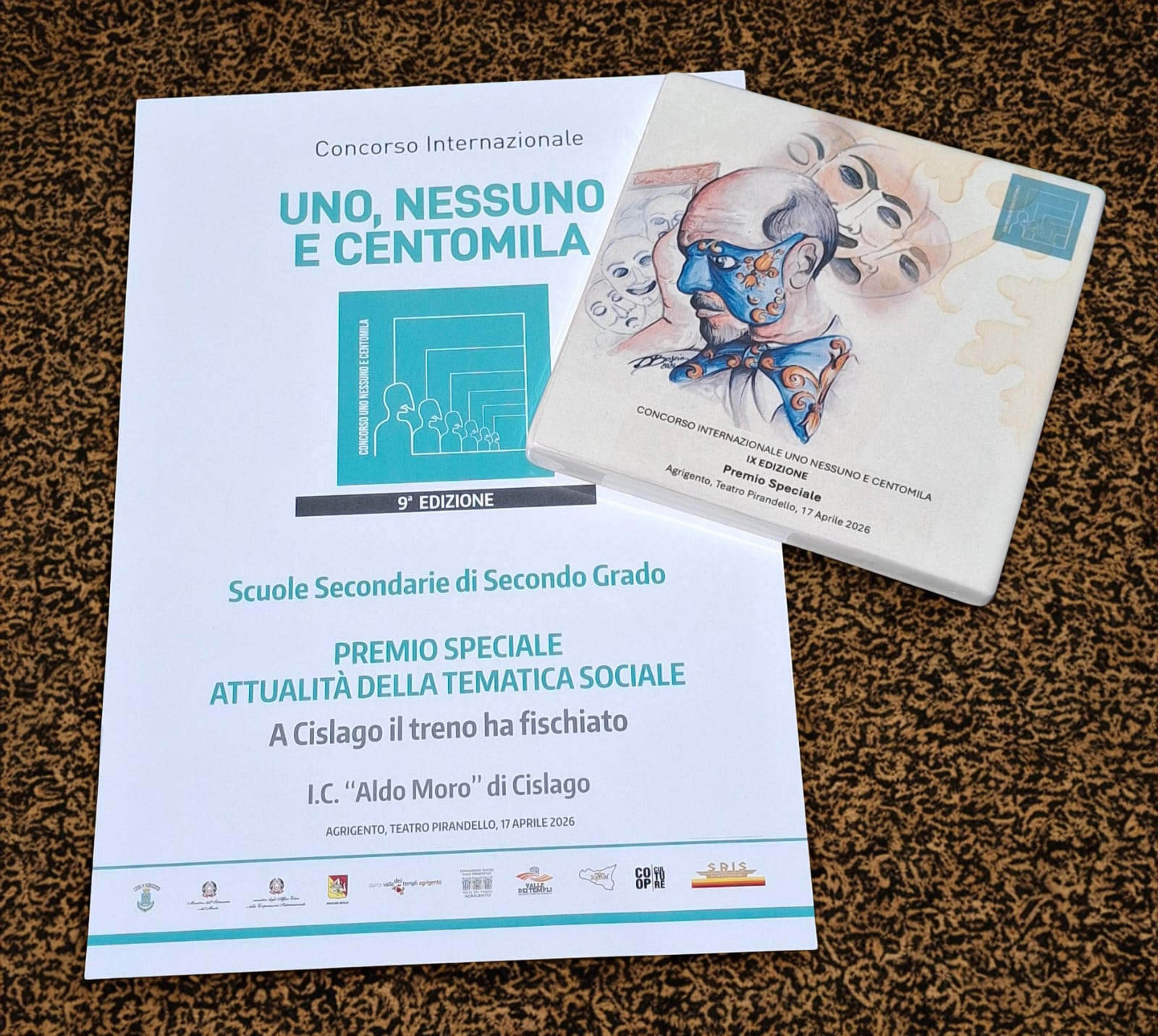 Il premio vinto