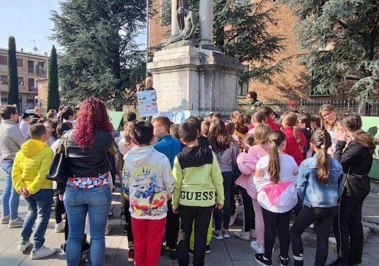 bambini in visita